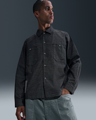 Nike Life Men's Chambray Long-Sleeve Painter's Shirt. Nike.com